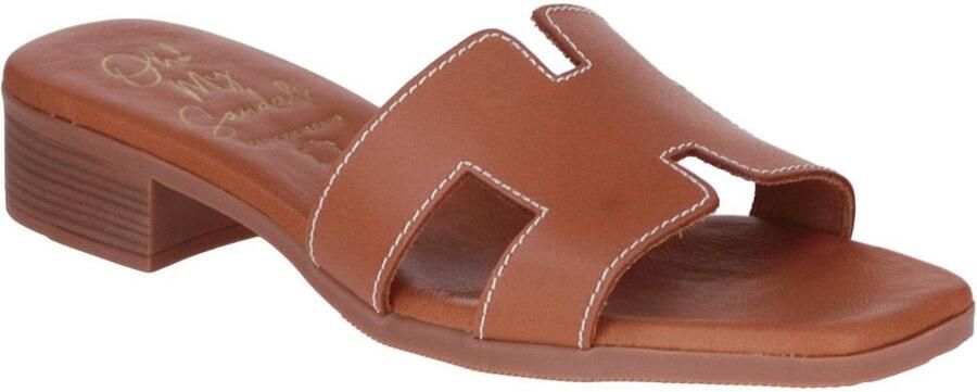 OH MY SANDALS Camel Slipper