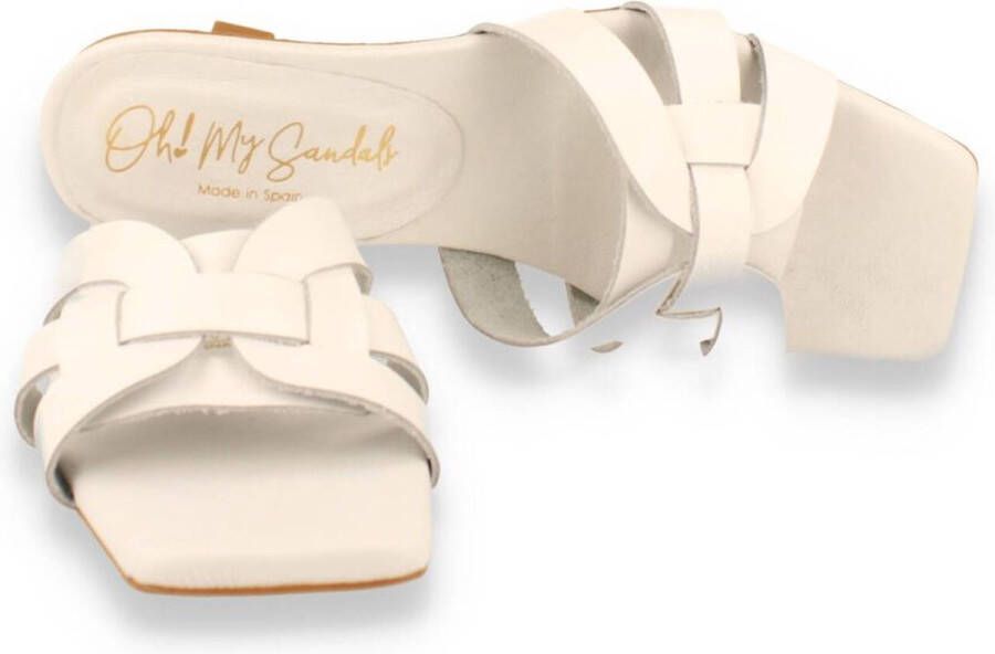 Oh! My sandals Oh My Sandals Dames Muiltje Blanco WIT - Foto 1