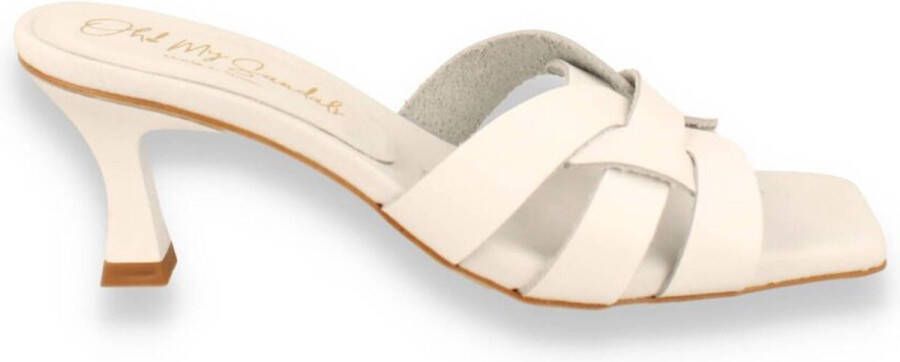 OH MY SANDALS Oh! My sandals Dames Muiltje Blanco WIT