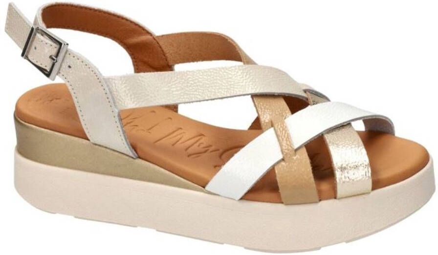 Oh! My sandals -Dames off-white-crÈme-ivoorkleur sandalen