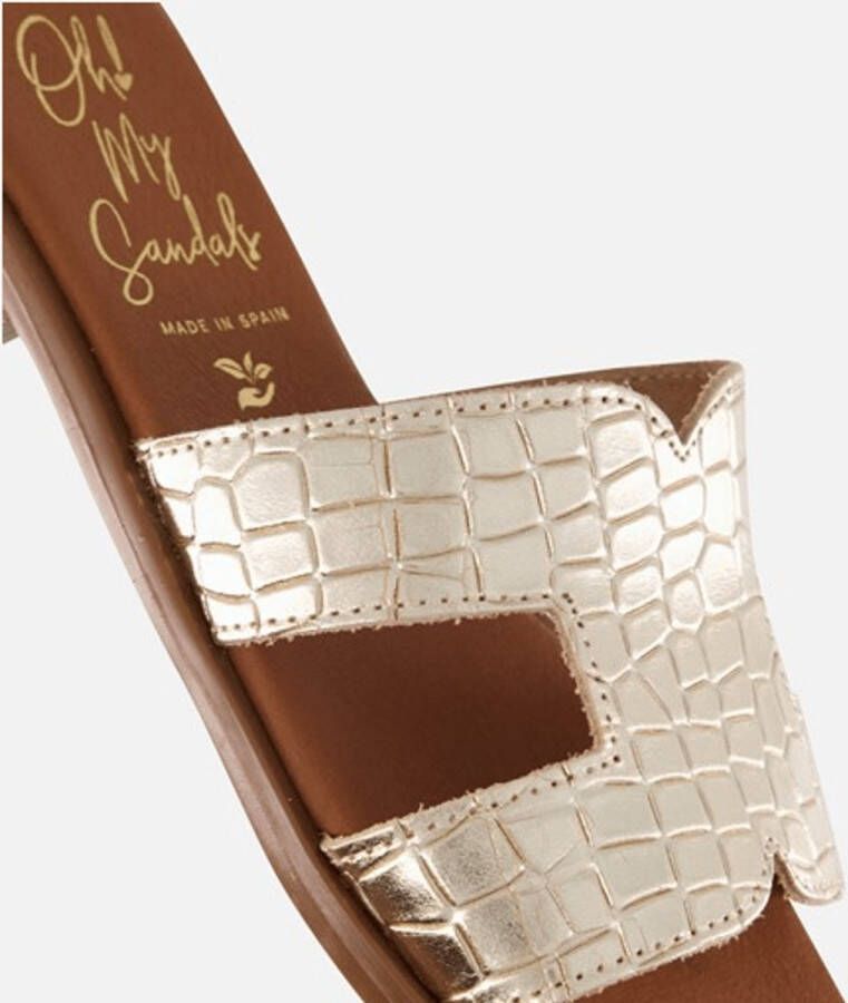 Oh! My sandals Dames Slipper Goud