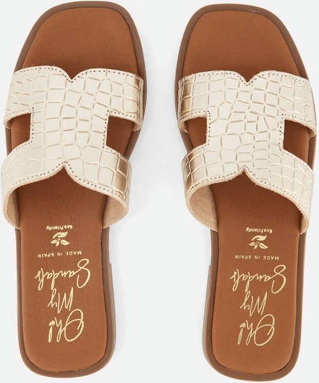Oh! My sandals Dames Slipper Goud