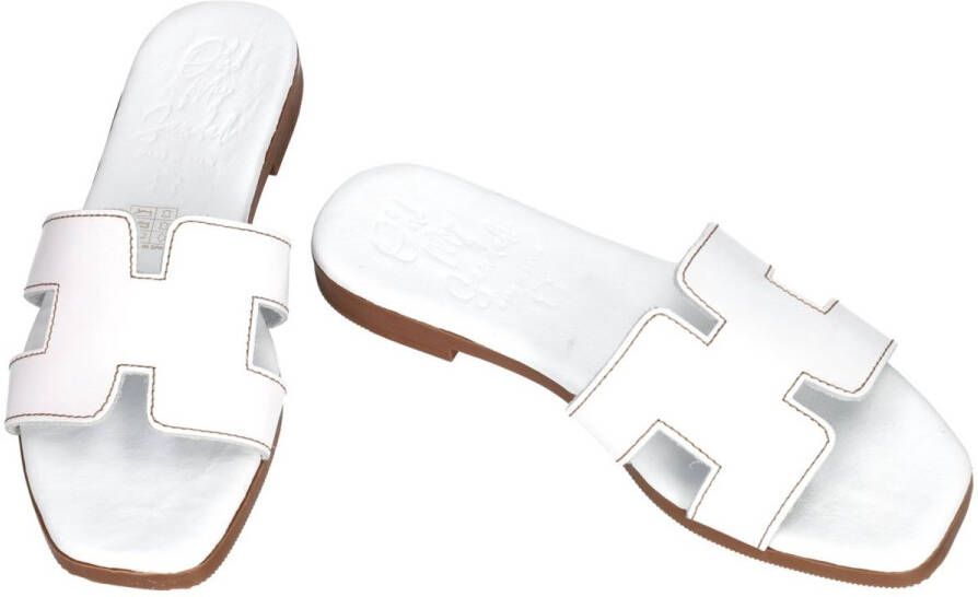 Oh! My sandals -Dames wit slippers & muiltjes