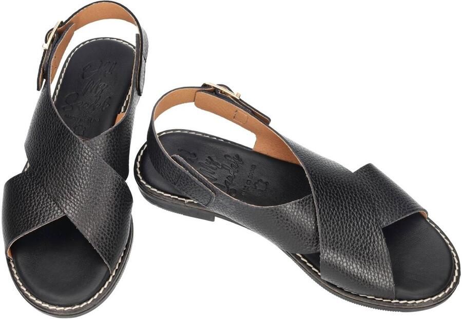 Oh! My sandals -Dames zwart sandalen - Foto 2