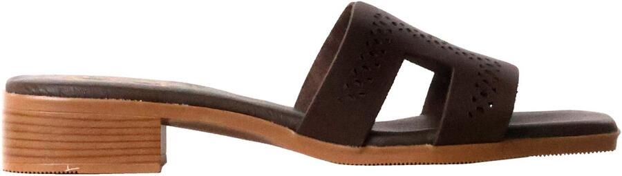 OH MY SANDALS Leren sandalen met hak