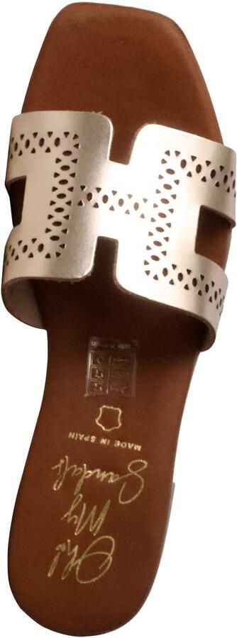 OH MY SANDALS Leren sandalen met hak