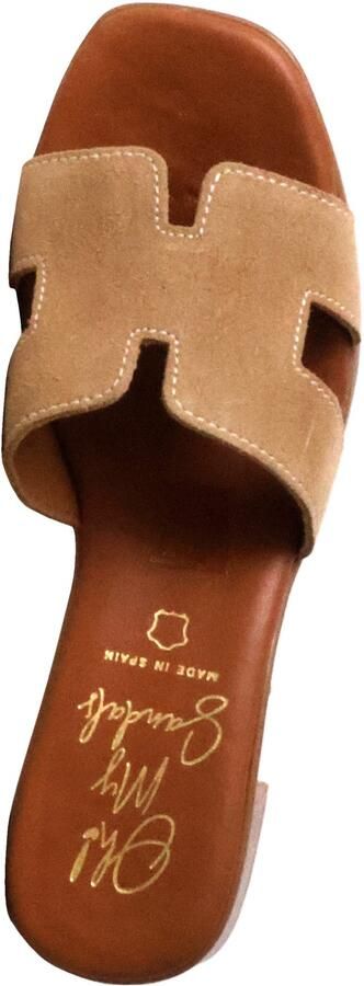 OH MY SANDALS Leren sandalen met hak - Foto 1