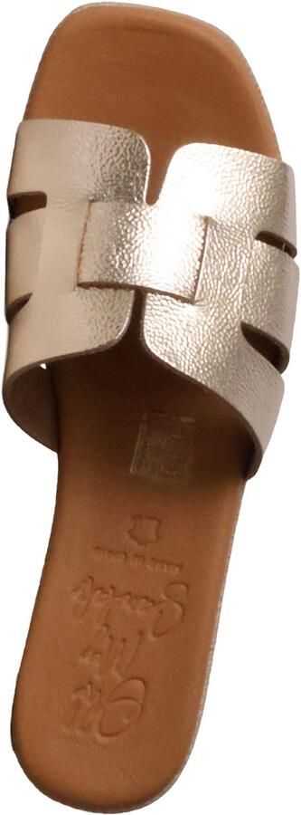 OH MY SANDALS Leren sandalen met sleehak