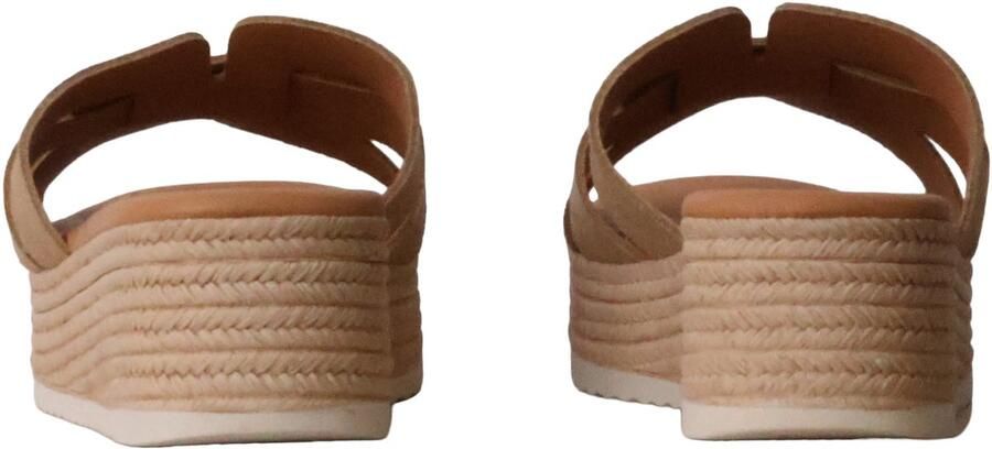 OH MY SANDALS Leren sandalen met sleehak