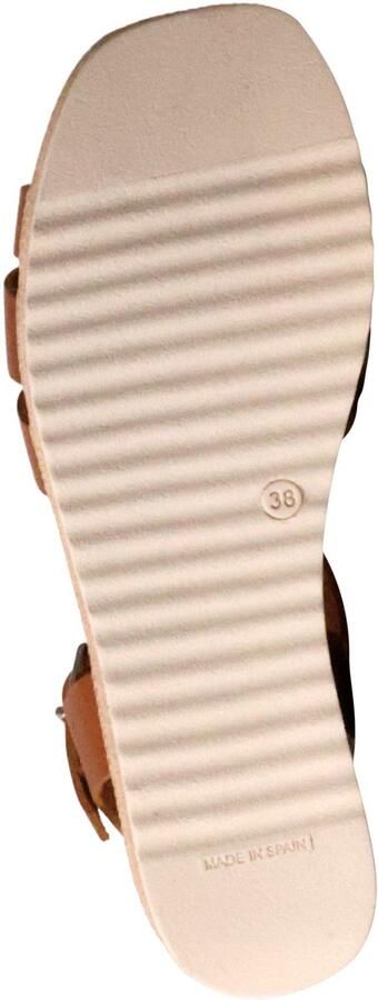 OH MY SANDALS Leren sandalen met sleehak