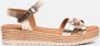 Oh! My sandals Meisjes Sandaal Goud Multicolor - Thumbnail 2