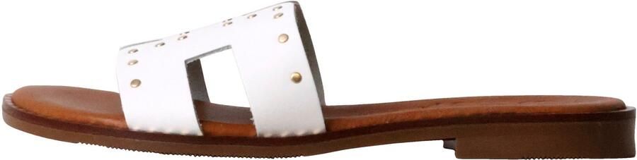 OH MY SANDALS Platte leren sandalen