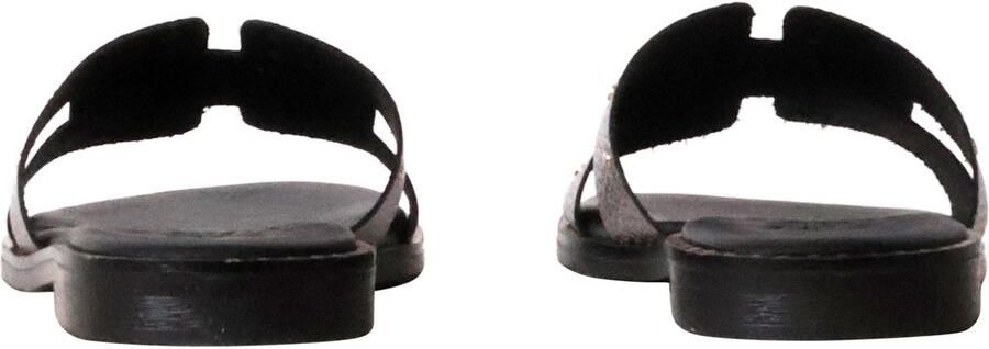 OH MY SANDALS Platte leren sandalen