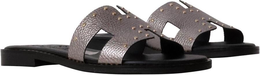 OH MY SANDALS Platte leren sandalen - Foto 2