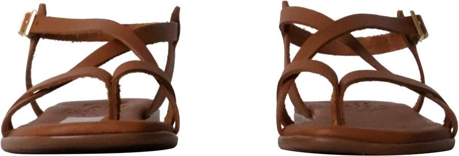 OH MY SANDALS Platte leren sandalen - Foto 2