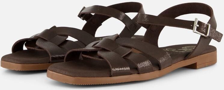OH MY SANDALS Sandalen bruin Lak