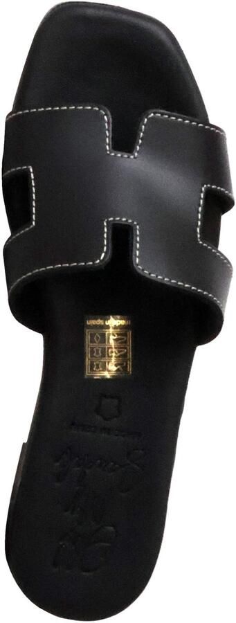 OH MY SANDALS Sandales Plate en cuir