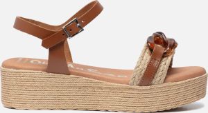 OH MY SANDALS Sandalen cognac Leer
