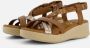 OH MY SANDALS Sandalen cognac Leer Dames - Thumbnail 1