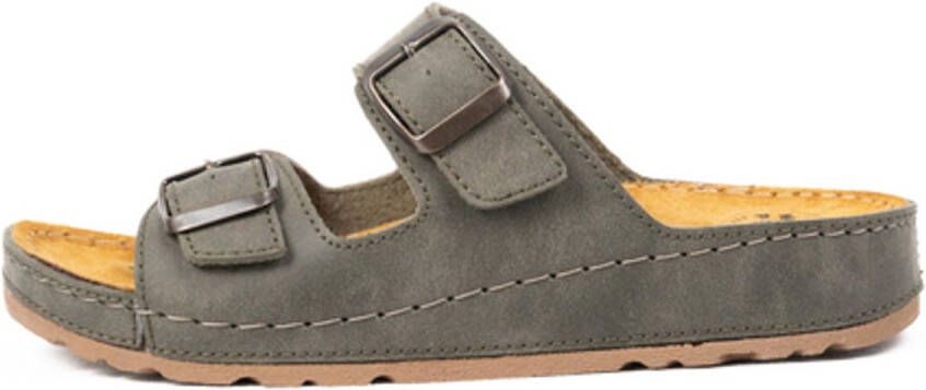 OHC H wijdte sandalen voor brede voeten Hibiscus model