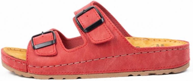 OHC H wijdte sandalen voor brede voeten Hibiscus model