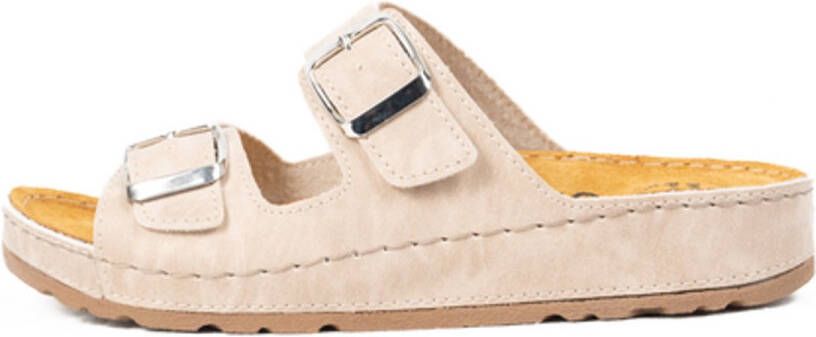OHC H wijdte sandalen voor brede voeten Hibiscus model