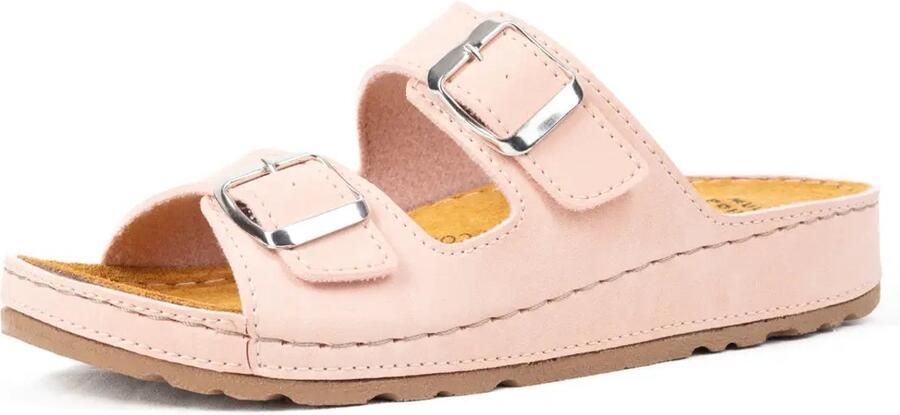 OHC H wijdte sandalen voor brede voeten Hibiscus model