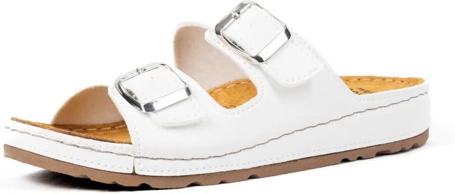 OHC H wijdte sandalen voor brede voeten Hibiscus model