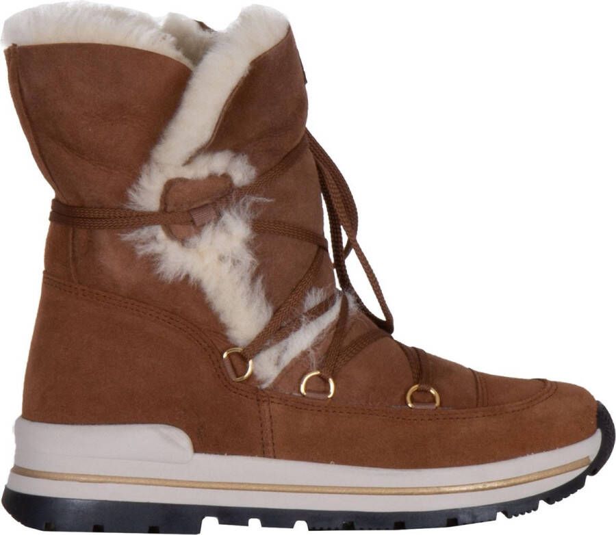 Olang Snowboots Vrouwen bruin creme zwart