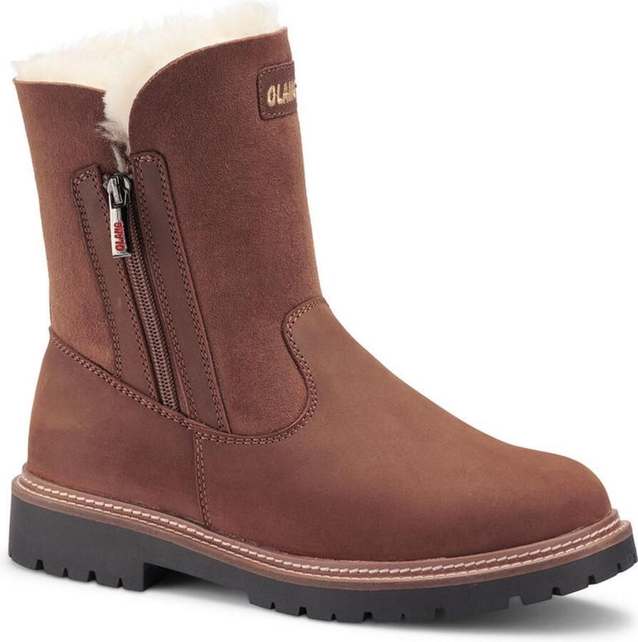 Olang Debora Dames Boot met rits Cuoio Wintersport schoenen Snowboots