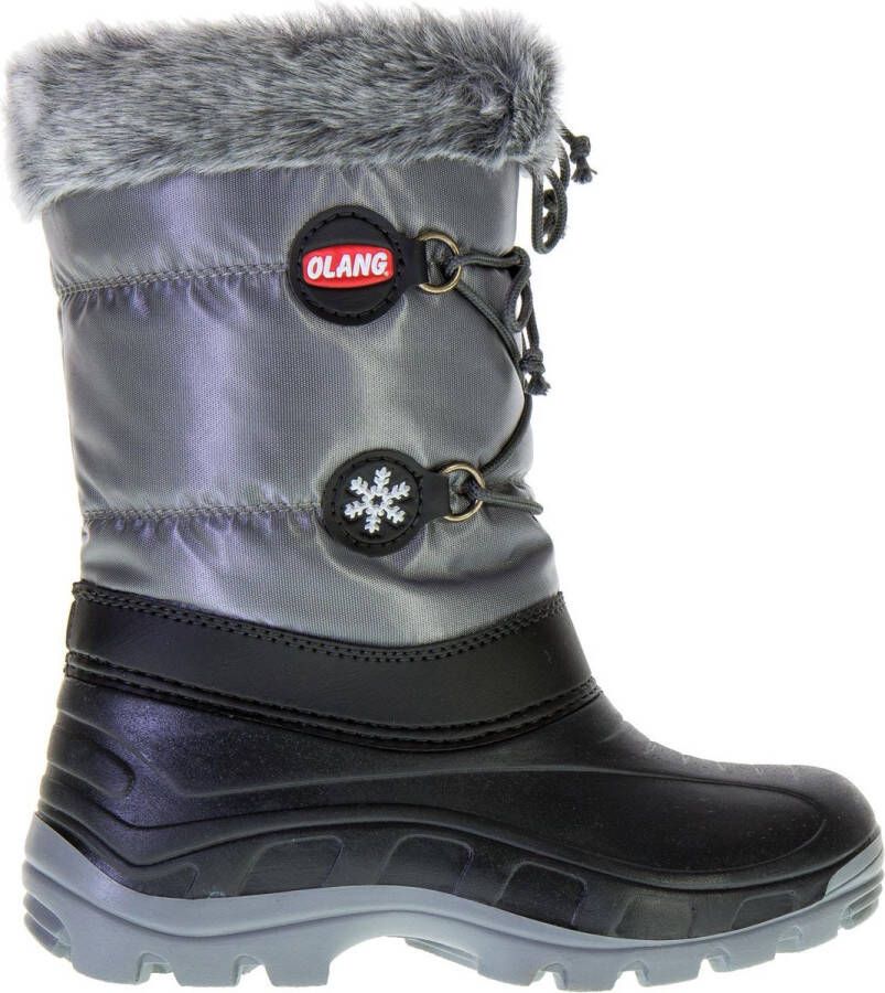 Olang Snowboots Meisjes zwart antraciet - Foto 1