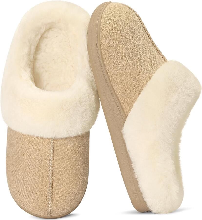 Homaxy Slippers Damesslippers Huisslippers Antislipslippers Casual slippers Geschikt voor binnen buiten abrikooskl Geschikt voor een voetlengte van