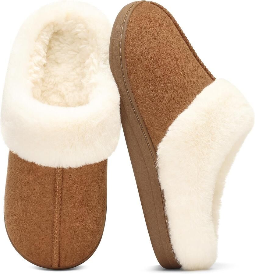 Homaxy Slippers Damesslippers Huisslippers Antislipslippers Casual slippers Geschikt voor binnen buiten kaki 41 42 Geschikt voor een voetlengte van