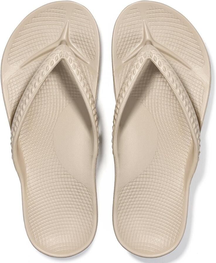 Homaxy Ergonomic Flip-Flops Dames Slippers Anatomic Dames Slippers Licht kaki 36 Geschikt voor een voetlengte van