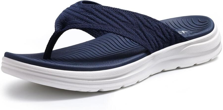 OLANLY Ergonomische teenslippers Dames Slippers-36-Donkerblauw