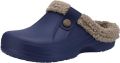 Homaxy Classic Fur Lined Clogs Tuinklompen Voor Volwassenen Klompen Met Bontvoering Fake Fur Tuinschoenen Marineblauw met bruine voering 4445 Geschikt voor een voetlengte van - Bruine Marineblauw/Bruin