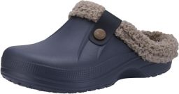 OLANLY Unisex Gevoerde Pantoffels Waterdichte Winterpantoffels Warme Gevoerde Sloffen Anti-slip Donkergrijs 4041 Geschikt voor een voetlengte van