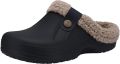 Homaxy Classic Fur Lined Clogs Tuinklompen Voor Volwassenen Klompen Met Bontvoering Fake Fur Tuinschoenen Zwart met bruine voering 4243 Geschikt voor een voetlengte van - Bruine/Bruin