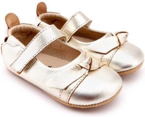 Old Soles ballerina's bow chique gold