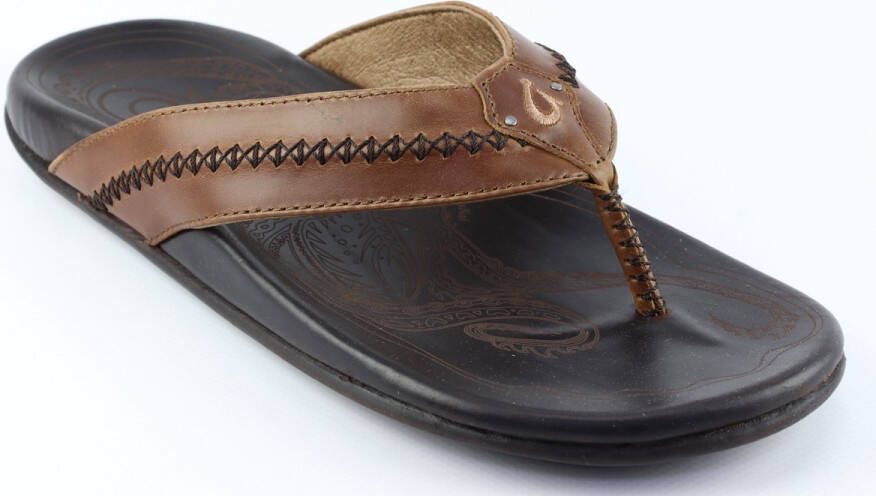 Olukai Mea Ola 10138.Tan Dk.Java