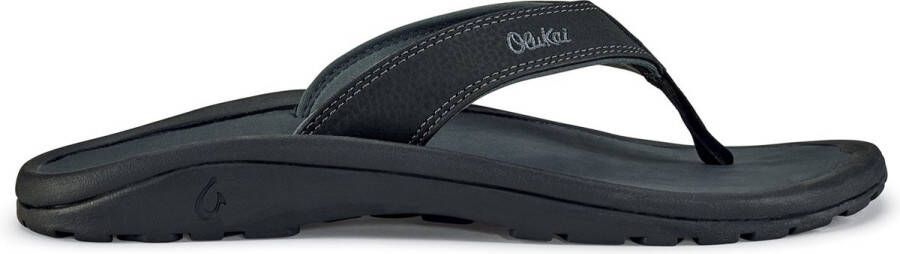 Olukai wandelsandaal Ohana heren black dark shadow