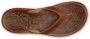 Olukai Paniolo Dames leren sandalen Natural Natural - Thumbnail 1