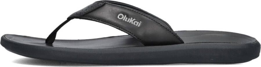 Olukai Pili Slippers Heren Zwart