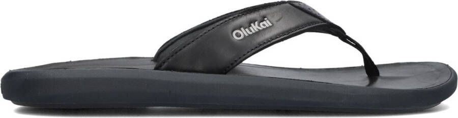 Olukai Pili Slippers Heren Zwart