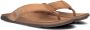 Bruin Tinten Olukai Tuahine Slippers Heren Bruin - Thumbnail 1