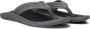 Olukai Ulele Slipper Heren leren slippers Dark Shadow Black - Thumbnail 12
