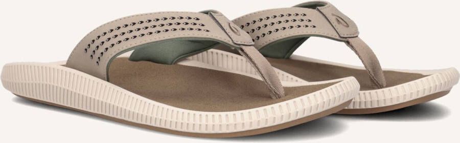 Olukai Ulele Slipper Heren leren slippers Clay Mustang - Foto 2