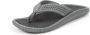 Olukai Ulele Heren leren slippers Dark Shadow Black - Thumbnail 17