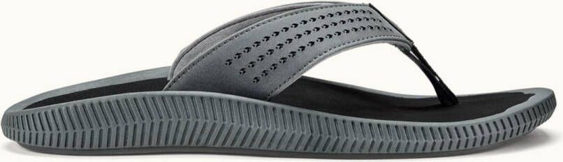 Olukai Ulele Slippers Heren Grijs