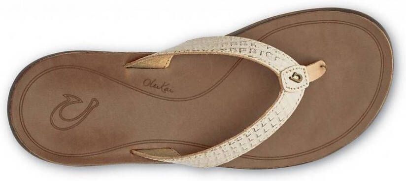 Olukai wandelsandaal Awe dames schaduw zilver
